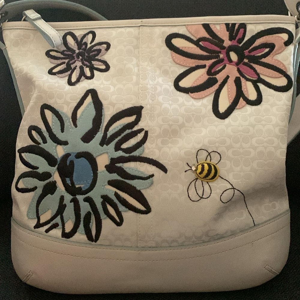 2007-Coach Floral Crossbody Bag - Picture 11 of 11